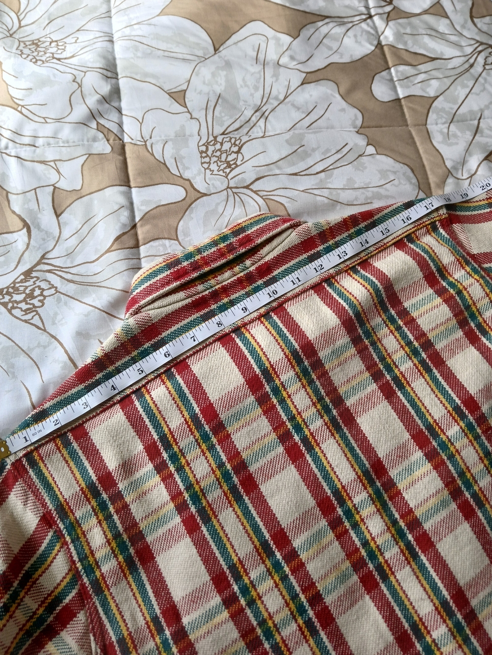 Warehouse & Co 3104 Plaid Flannel Shirt - Red/Yellow - Picture 8 of 12